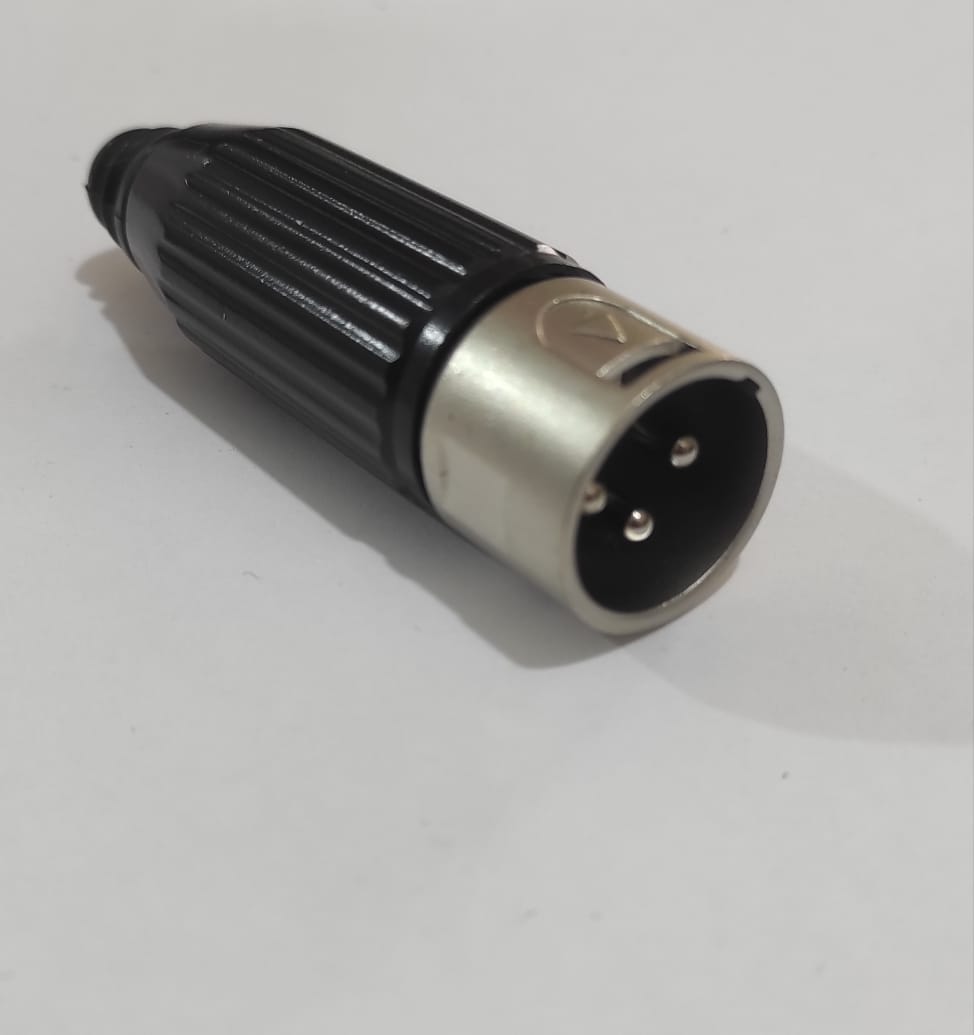CONECTOR PARA MICROFONO CANON MACHO HARDEN
