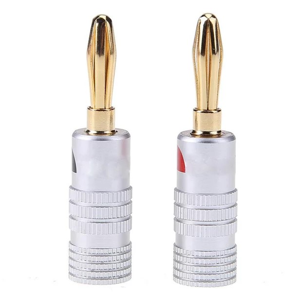 CONECTOR DE PLUG 6.3 A BANANA LATON 