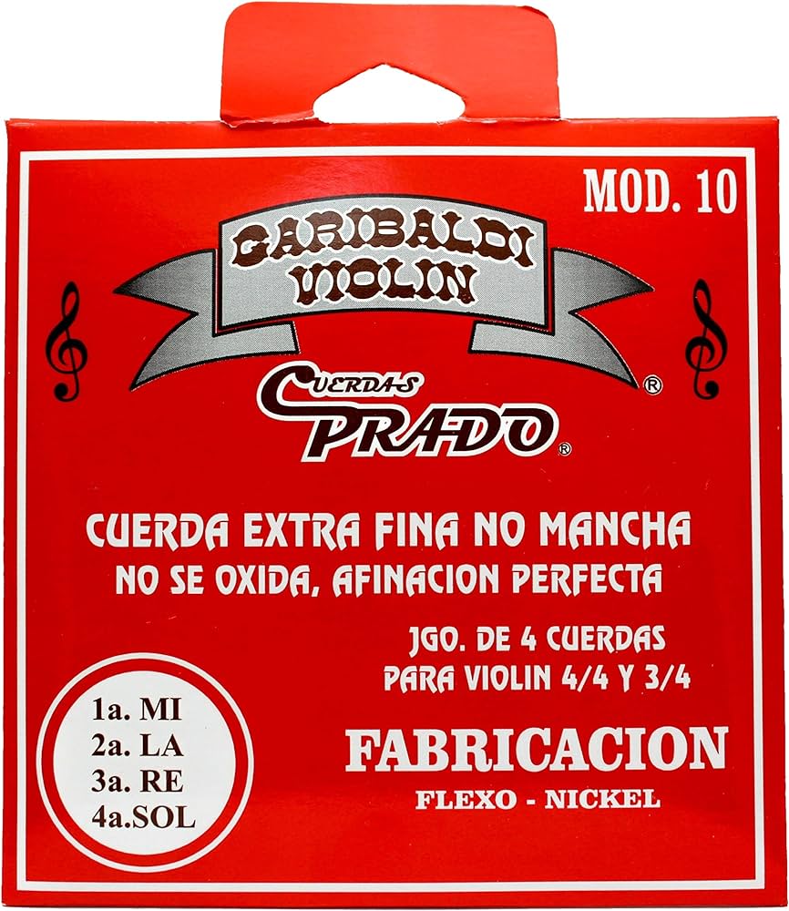 JUEGO CUERDA VIOLIN GARIBALDI PRADO EXTRA FINA