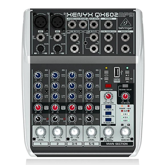 MEZCLADORA BEHRINGER XENYX QX602