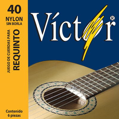 JUEGO DE CUERDAS REQUINTO 40NYLON VICTOR