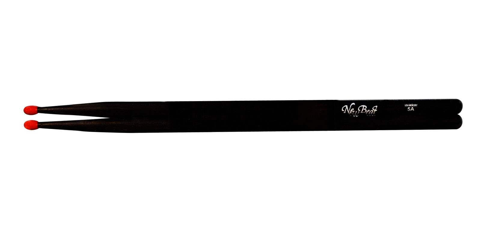 BAQUETA NEGRO NEW BEAT 5A PUNTA NYLON