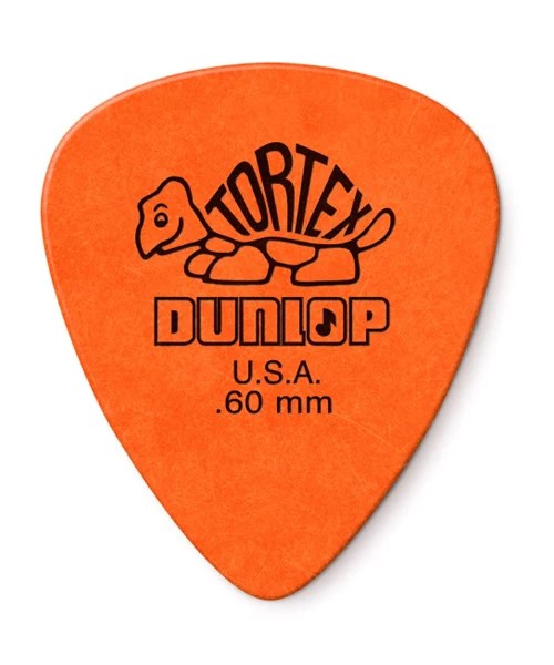 PUA DUNLOP TORTEX STANDARD 0.60 NARANJA