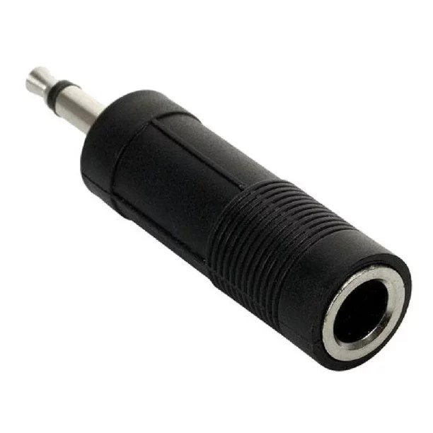 ADAPTADOR DE AUX 3.5MM A PLUG 6.3MM MONO