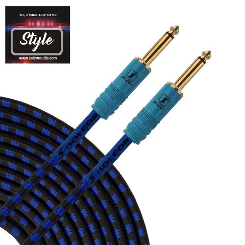 CABLE PARA INSTRUMENTO SOLCOR STYLE PLUG A PLUG DE 6 METROS
