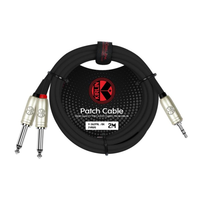 CABLE PARA AUDIO PLUG 3.5 A 2 PLUG 6.5 1 METRO