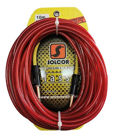 CABLE SOLCOR PLUG A PLUG DE 6 METROS