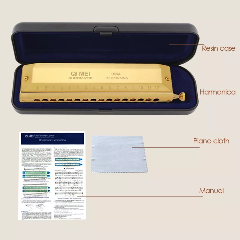 ARMONICA 48 VOCES QIMEI 