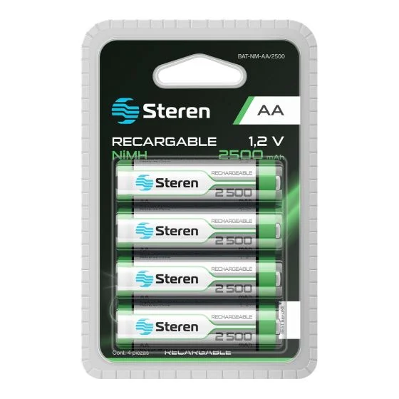PILAS RECARGABLES STEREN AA 1,2V