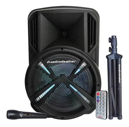 BOCINA AUDIOBAHN RECARGABLE ASG152i CON BASE