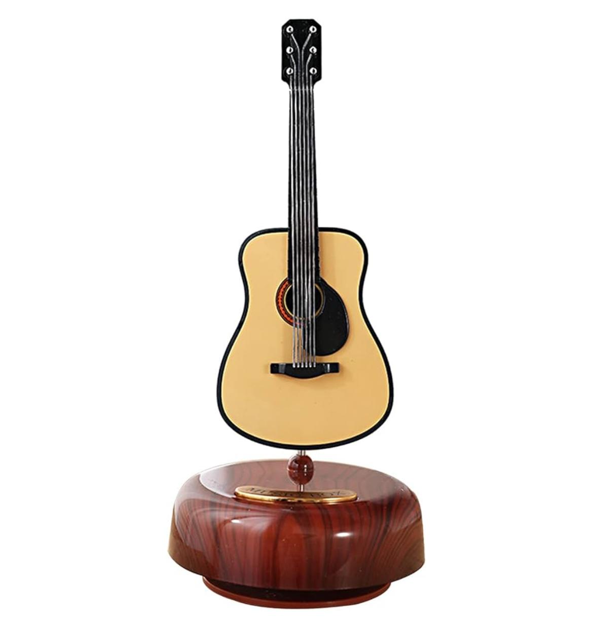 CAJA DE MUSICA GUITARRA REPLICA MINIATURA 