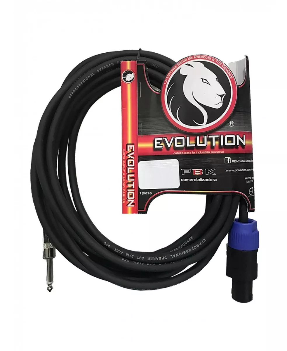 CABLE EVOLUTION PLUG A SPEAKON DE 10 METROS 