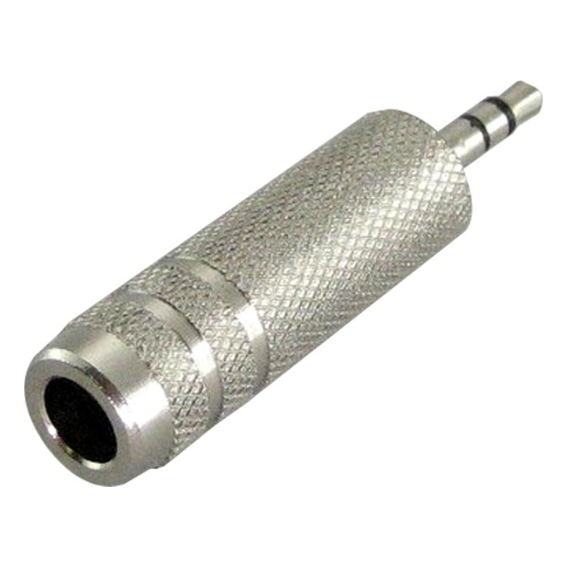 ADAPTADOR JACK 3.5 STEREO MACHO A 6.3 HEMBRA