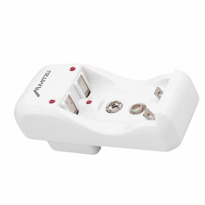 CARGADOR MITZU PARA PILAS AA.AAA Y 9V 