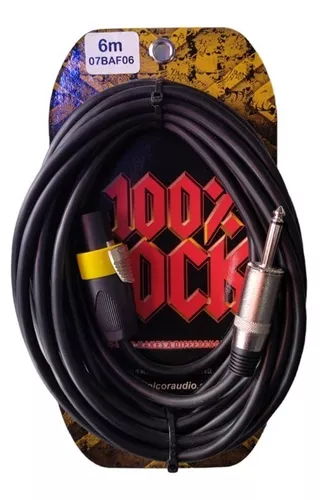 CABLE SOLCOR ROCK PARA BAFLE PLUG A SPEAKON 