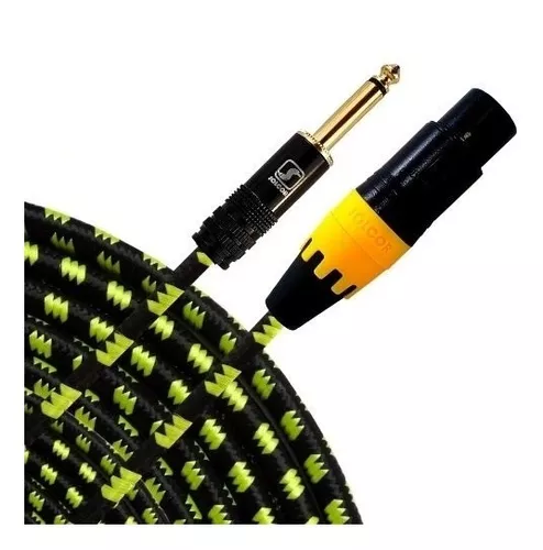 CABLE SOLCOR DE CANON MACHO A PLUG 6 METROS 