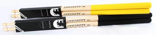 BAQUETA DRUMSTICK 5A PUNTA DE NAYLON 