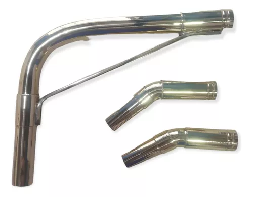 TUDEL PARA TUBA NIQUELADO CON CODOS