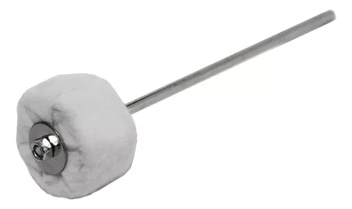 BAQUETON PARA BOMBO DE BATERIA COLOR BLANCO DIXON