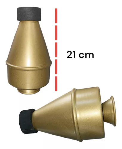SORDINA PARA TROMBON COLOR ORO ANTIGUO