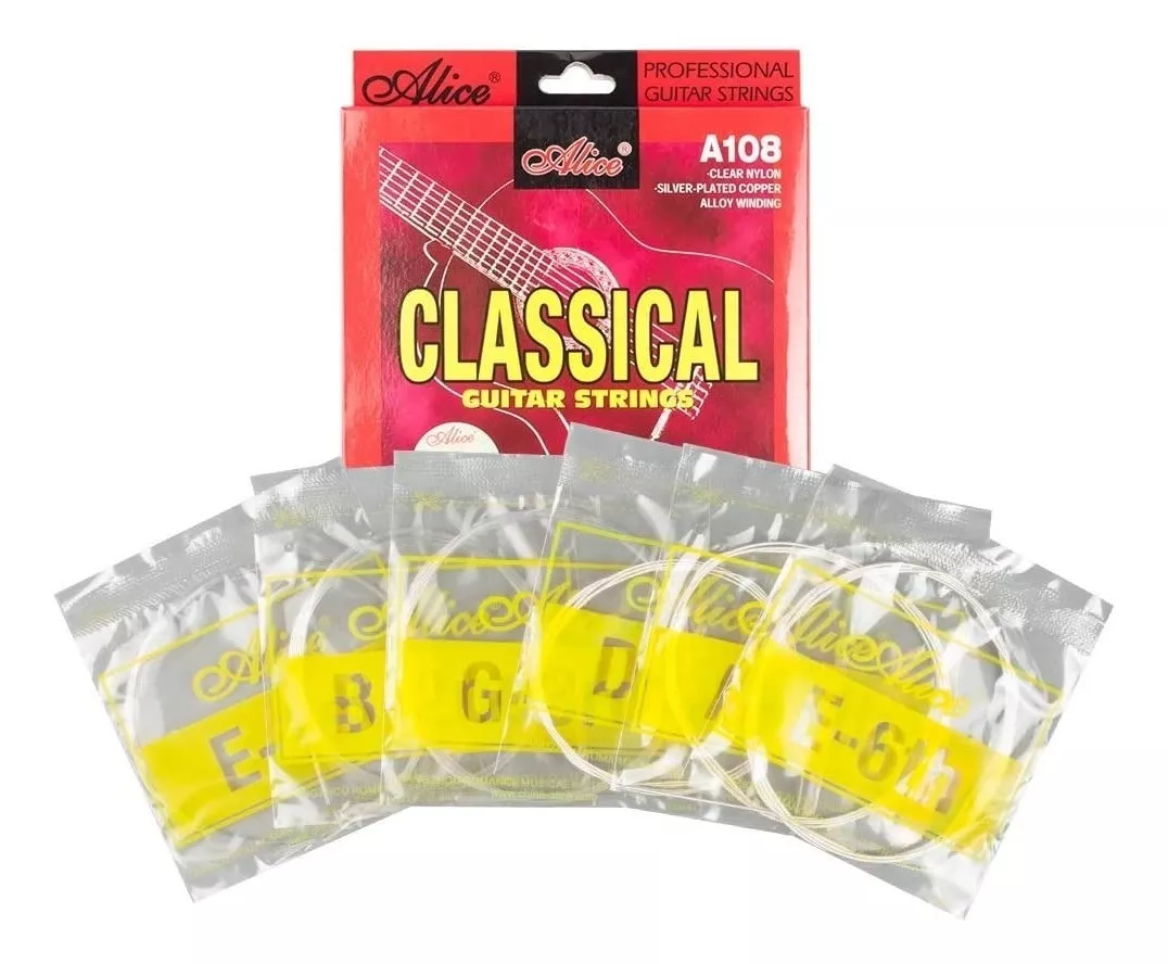 CUERDA ALICE PARA GUITARRA ELECTROACUSTICA 3, 4, 5 Y 6 