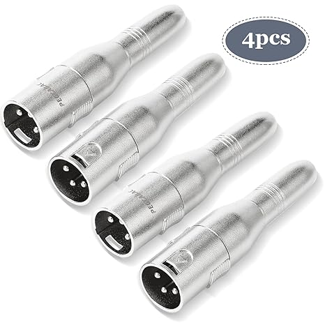 XLR DE 3 PINES MACHO A 1/4 6.35MM MONO HEMBRA 