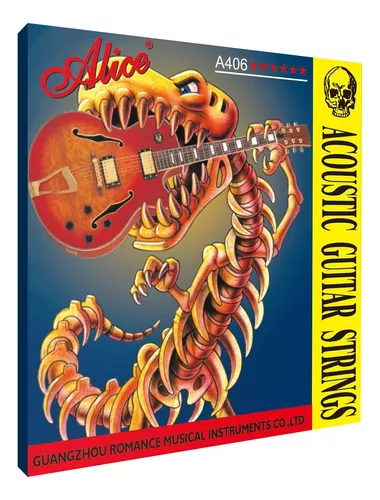 JUEGO DE CUERDAS ALICE A406 PARA GUITARRA ELECTROACUSTICA 