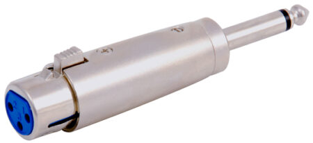ADAPTADOR DE PLUG 6.3 A JACK CANNON MONOAURAL