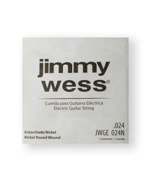 CUERDA JIMMY WESS .024 4TA CUERDA PARA GUITARRA ELECTRICA 