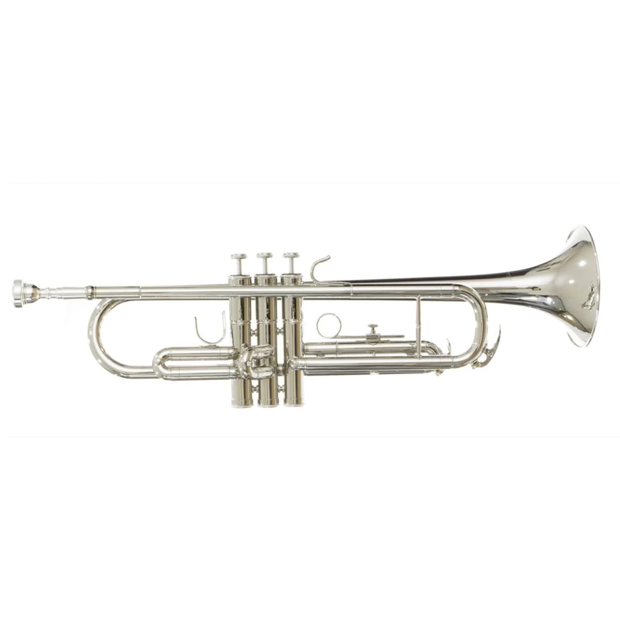 TROMPETA SILVERTONE NIQUELADA DOBLE LLAVE