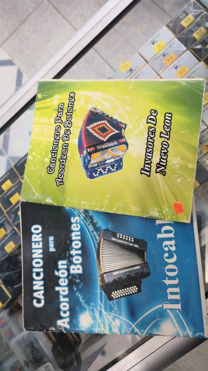 CANCIONERO PARA ACORDEON DE BOTONES